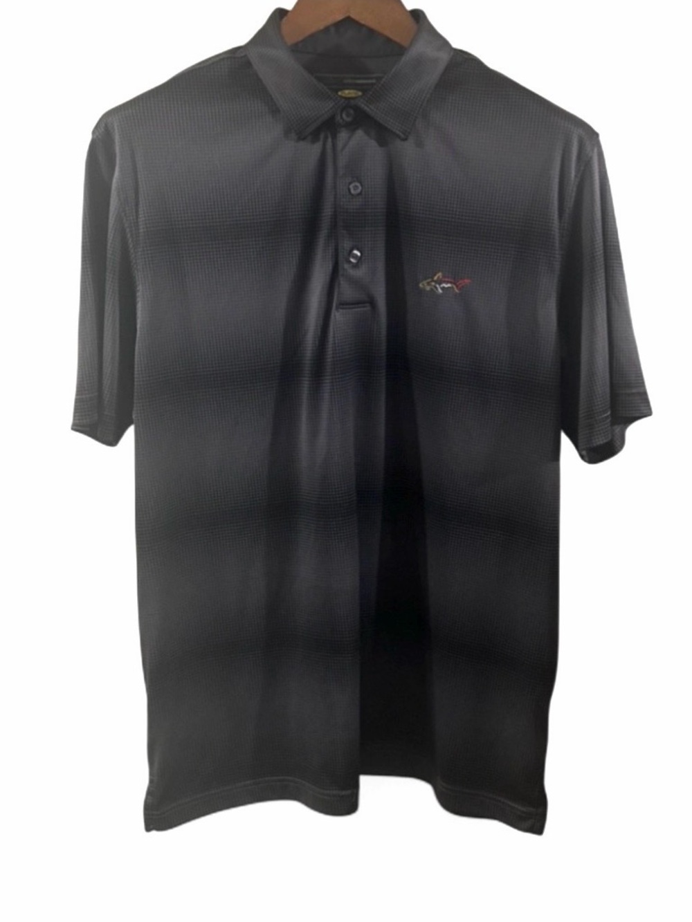 Greg Norman Black Performance Polo Shirt Size Men’s Large